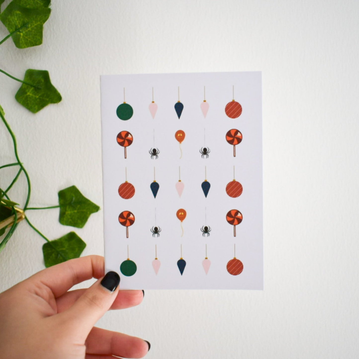 CHRISWEEN Christmas Greeting Card