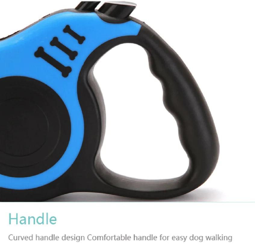Walk Freely, Stay in Control – 16.5FT Retractable Dog Leash with One-Touch Brake