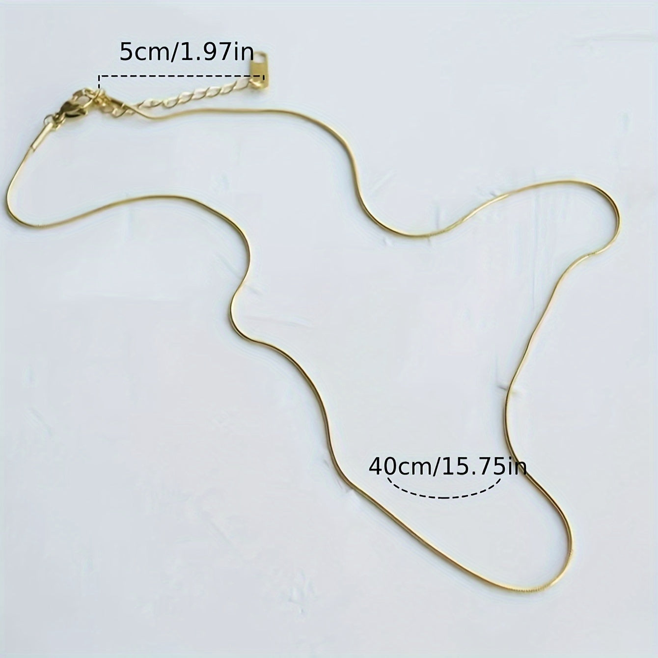 Simple and Elegant gold Necklace Set