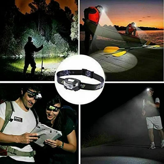USB Rechargeable LED Headlamp – Waterproof, 3 Modes, 10H Runtime (1/2 Pack) | Built for Outdoor Safety and Hands-Free Convenience
