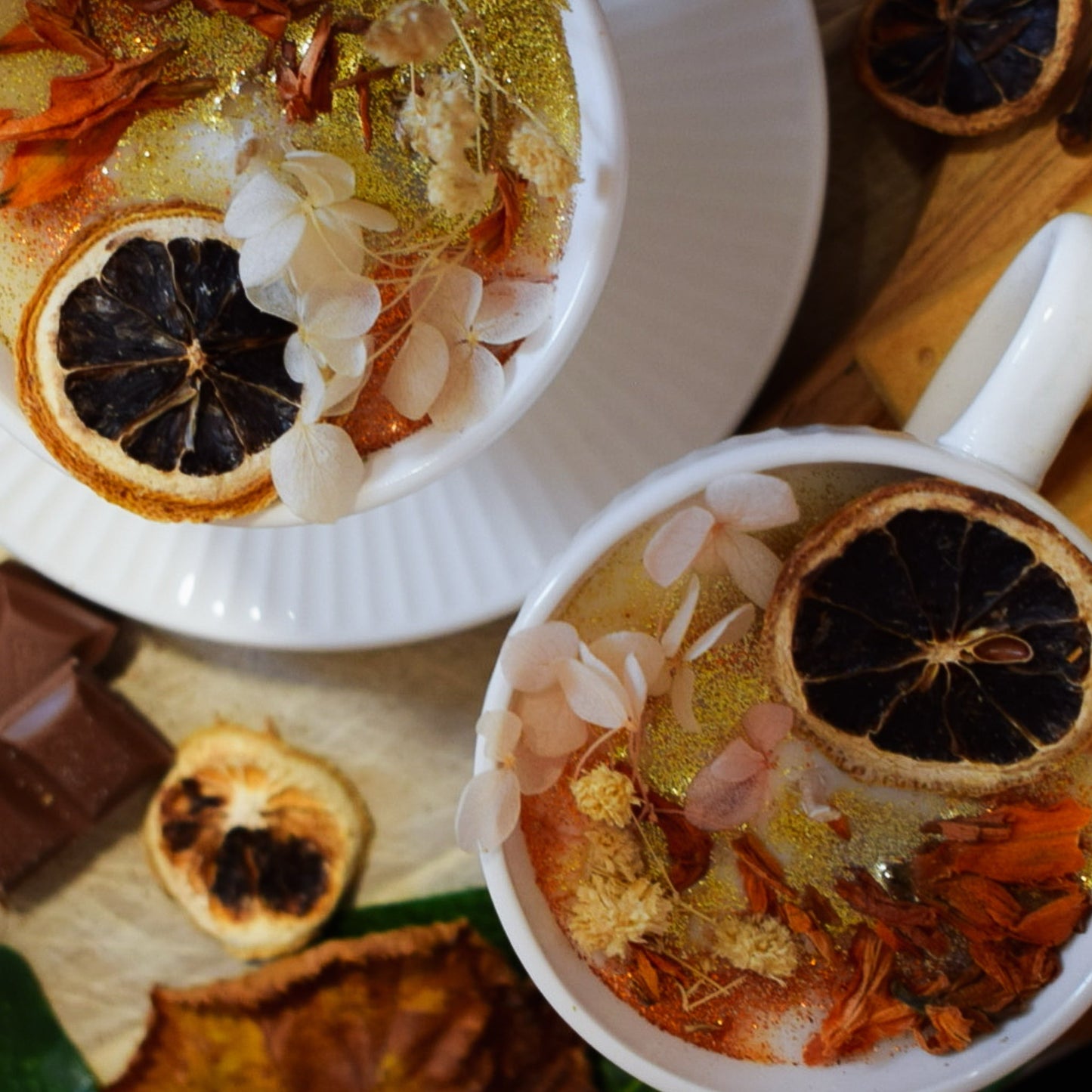 Unscented Autumnal Soy Cup Candle