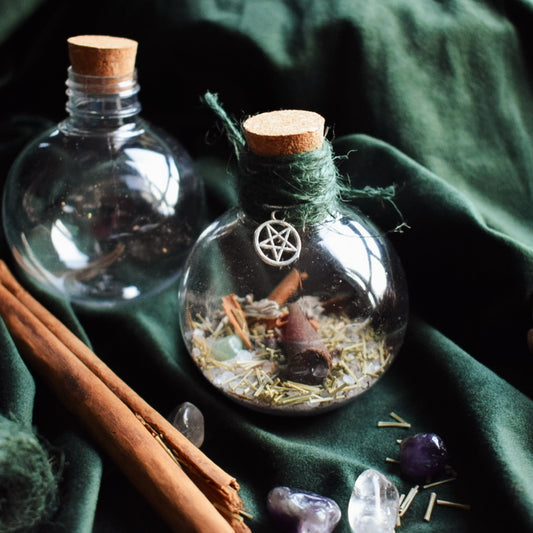 Yule Spell Potion Bottle