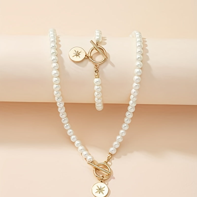 Necklace Plus Bracelet Elegant Jewelry Set