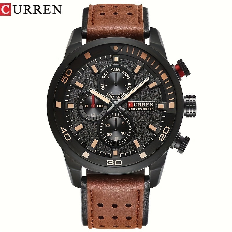 CURREN Men's Sport Leather Watch