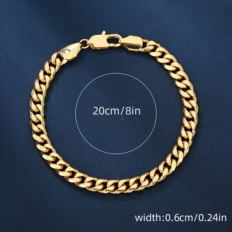 Stylish And Versatile Golden Bracelet for Men