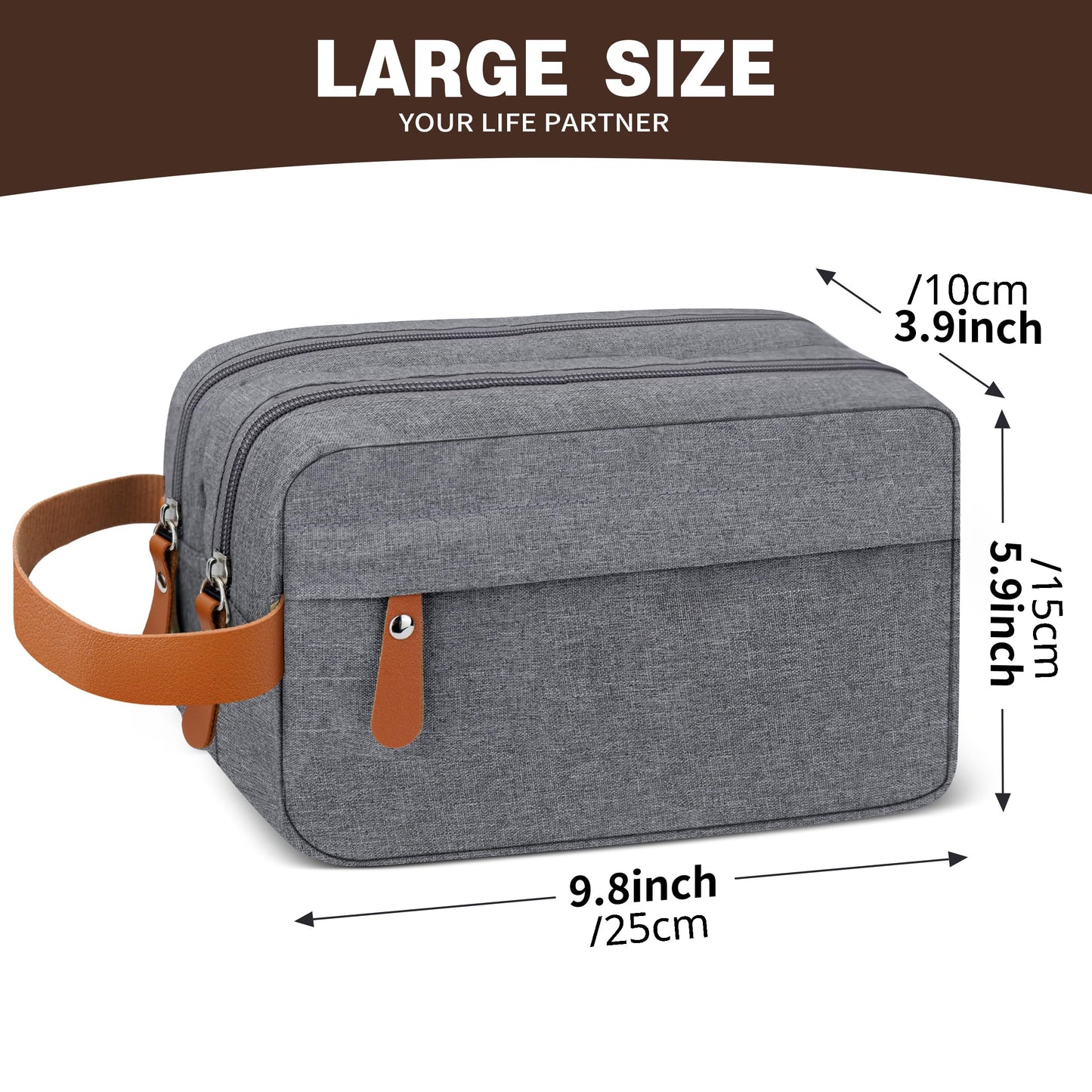 Men's Shaving Bag For Traveling