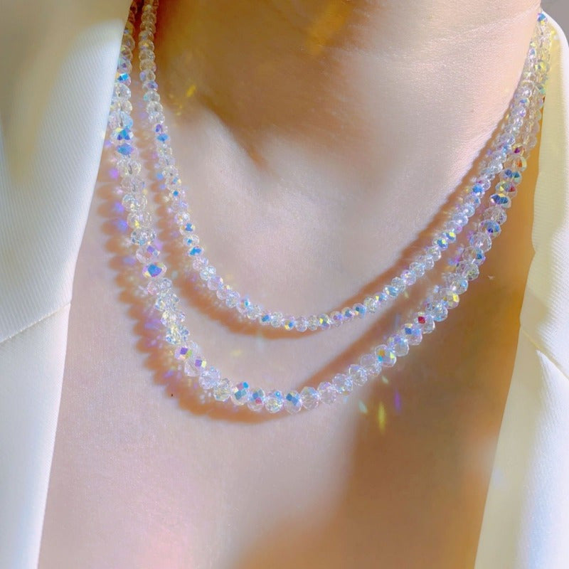 Elegant Crystal Beaded Necklace