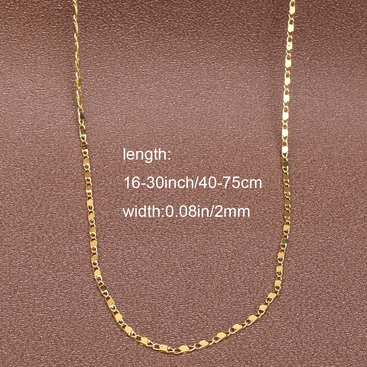 Anti-Allergy gold Necklace