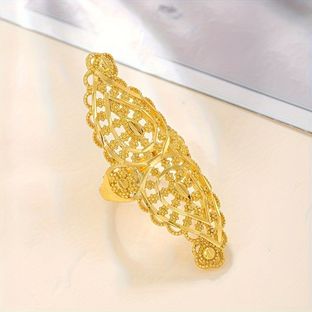 Luxury Court Style Gold Ring