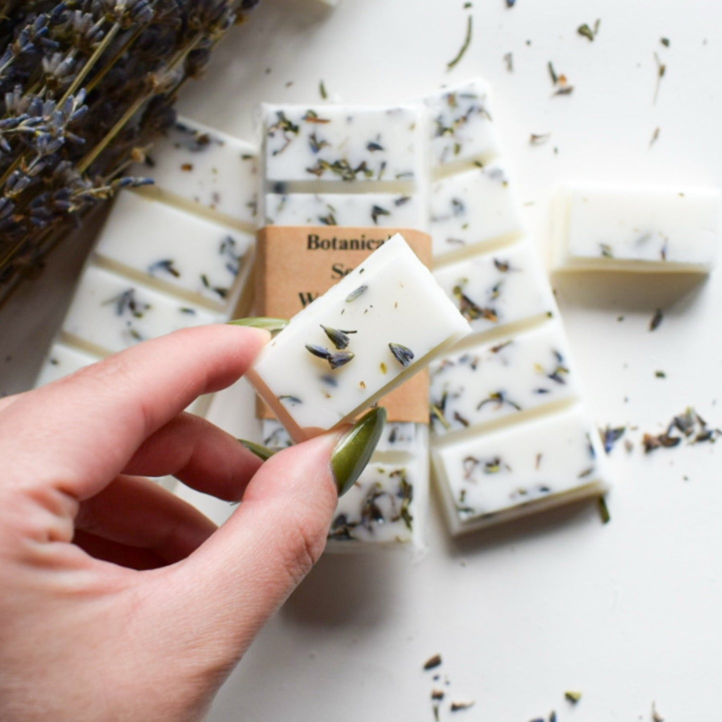 Lavender Botanical Soy Wax Melt Bar