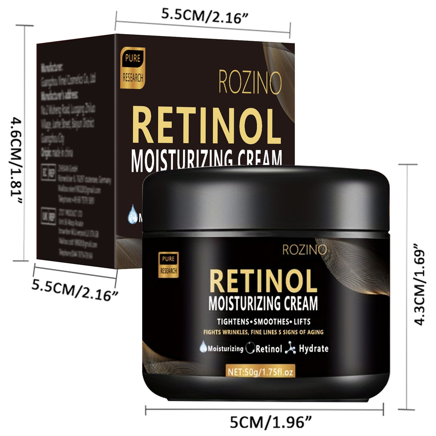 Retinol Men Moisturizing Cream