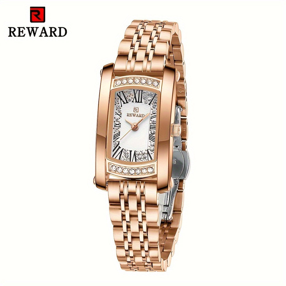 Retro Rectangle Golden Women Watches