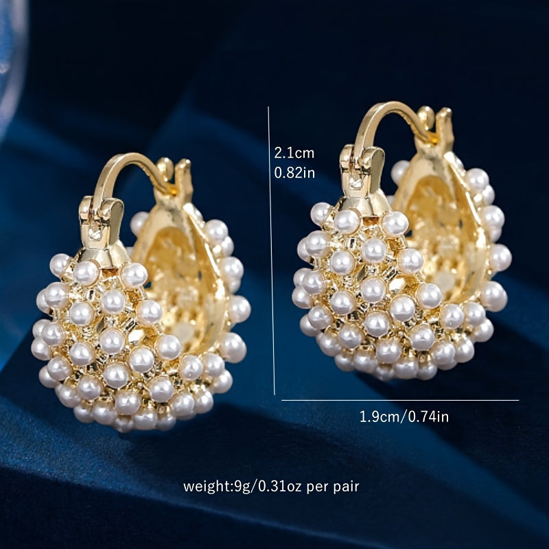 Elegant High Quality Imitation Pearl Earrings