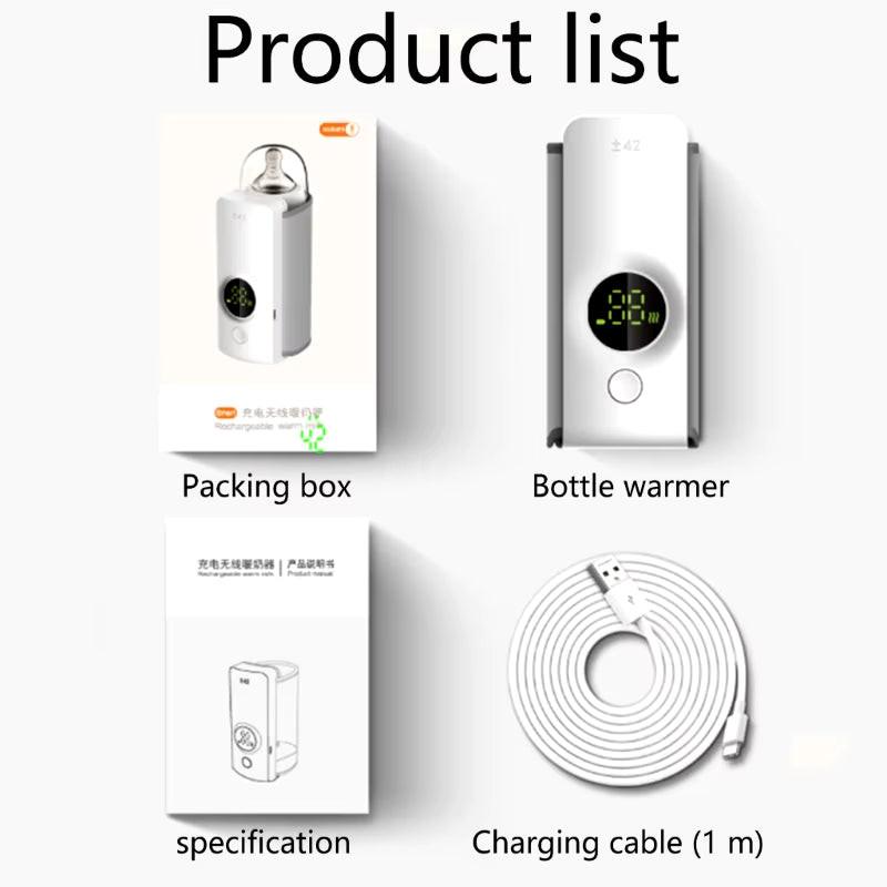 Smart Feeding On the Go – Cordless Baby Bottle Warmer for Modern Parents