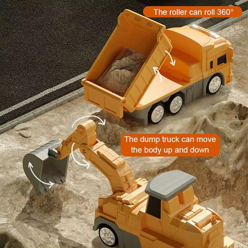 Magnetic Transforming Engineer Car Set – STEM Building Toy for Kids
