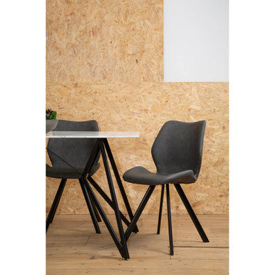 Weston Marble Effect Dining Table With 6 Chairs Set