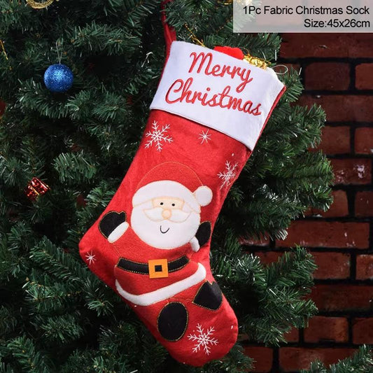 Handcrafted Knitted Christmas Stockings – Classic Holiday Décor for Gifts & Traditions