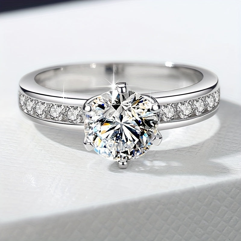 Carat Moissanite Diamond Engagement Ring