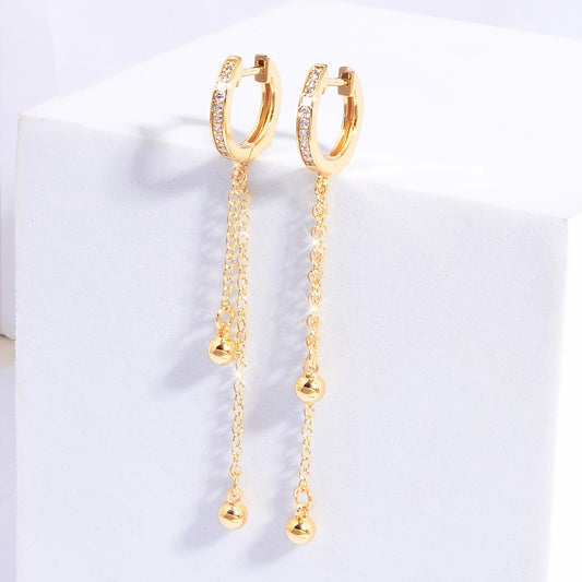 Chic Tassel Bead Earrings