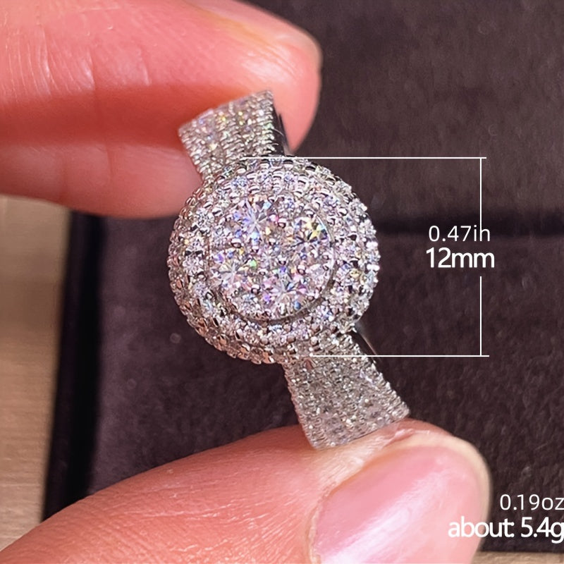 YOUHAOCC Luxury Simulated Diamond Ring