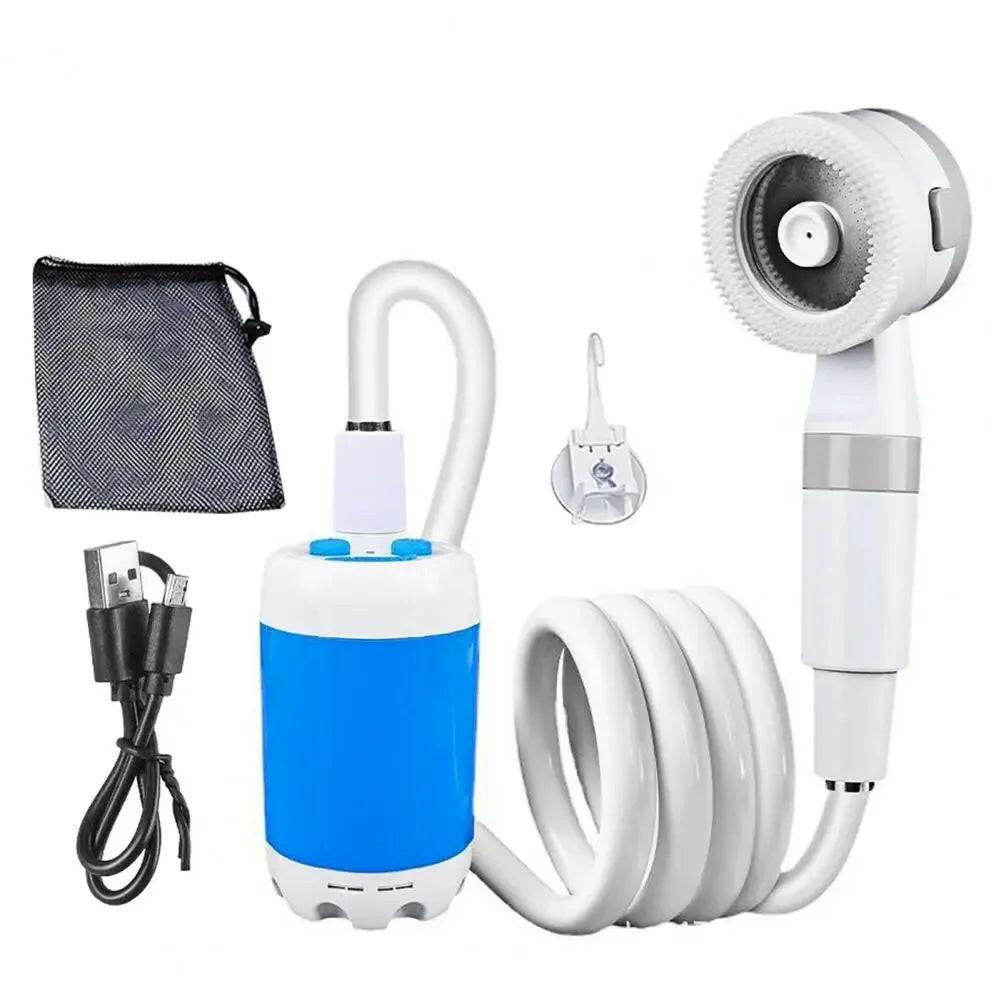 Rechargeable Portable Camping Shower – Waterproof, Digital Display & Travel‑Ready