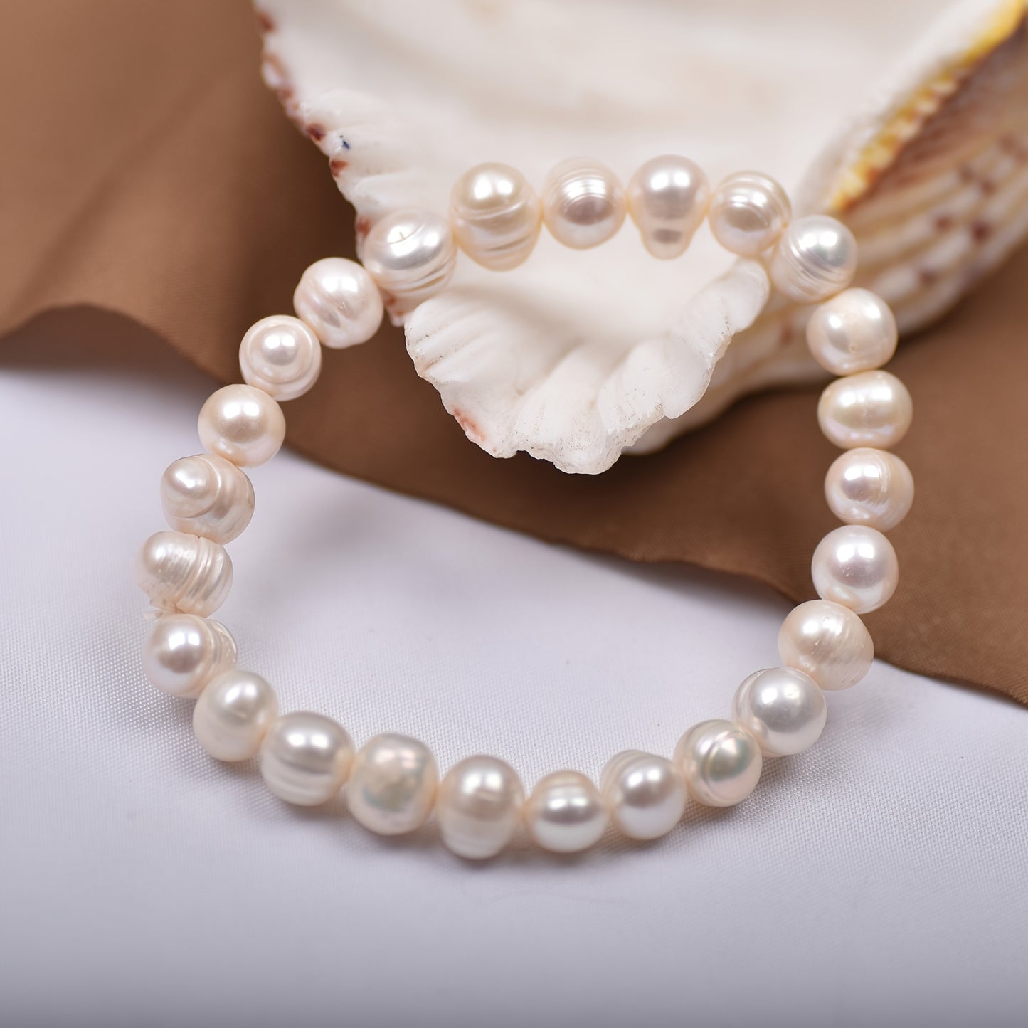 Elegant Freshwater Pearl Bracelet For Women