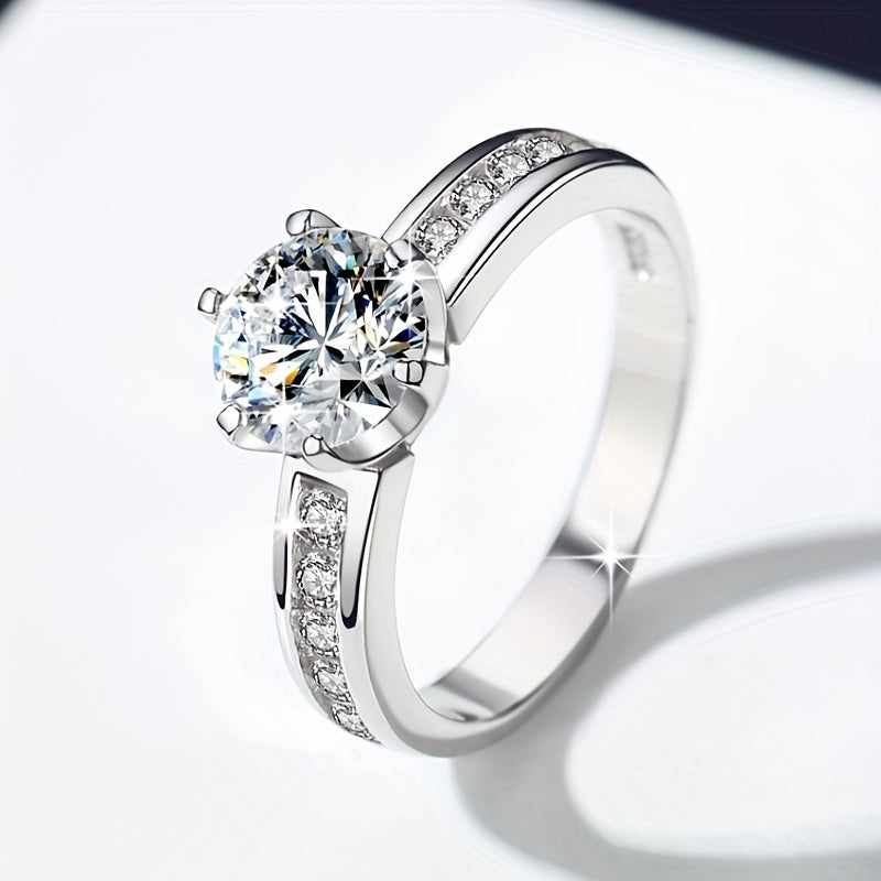 Carat Moissanite Diamond Engagement Ring