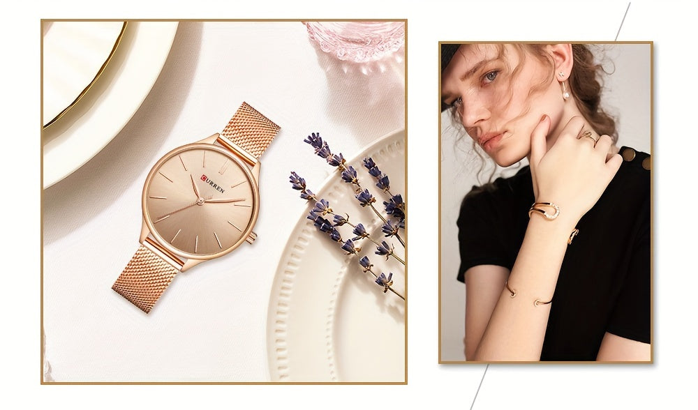 The CURREN Ladies' gold Watch