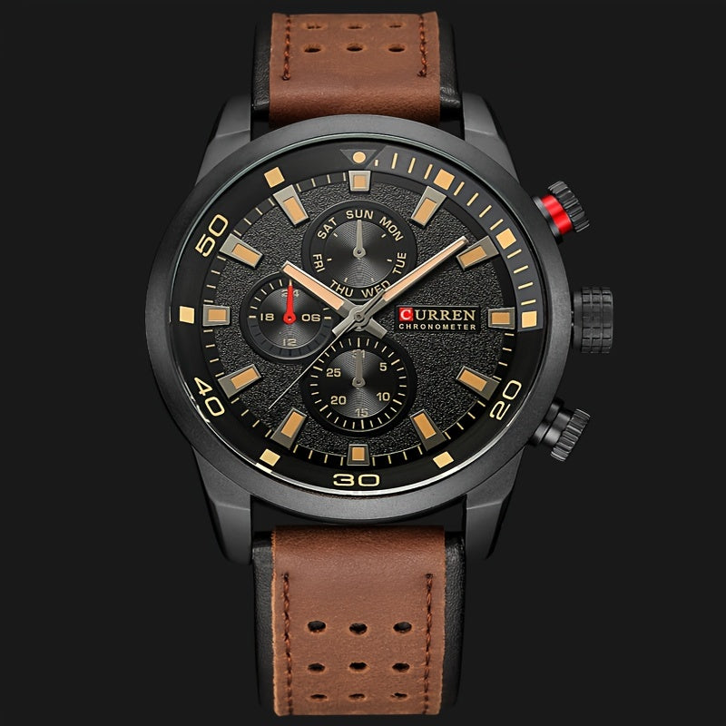 CURREN Men's Sport Leather Watch