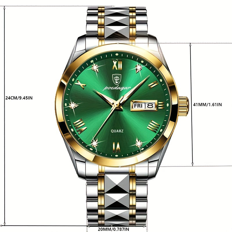 Luminous Calendar Men's Quartz Watch