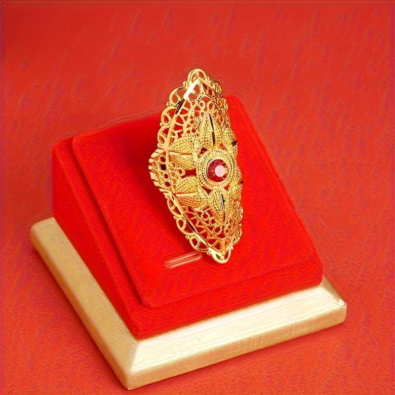 Luxury Court Style Gold Ring