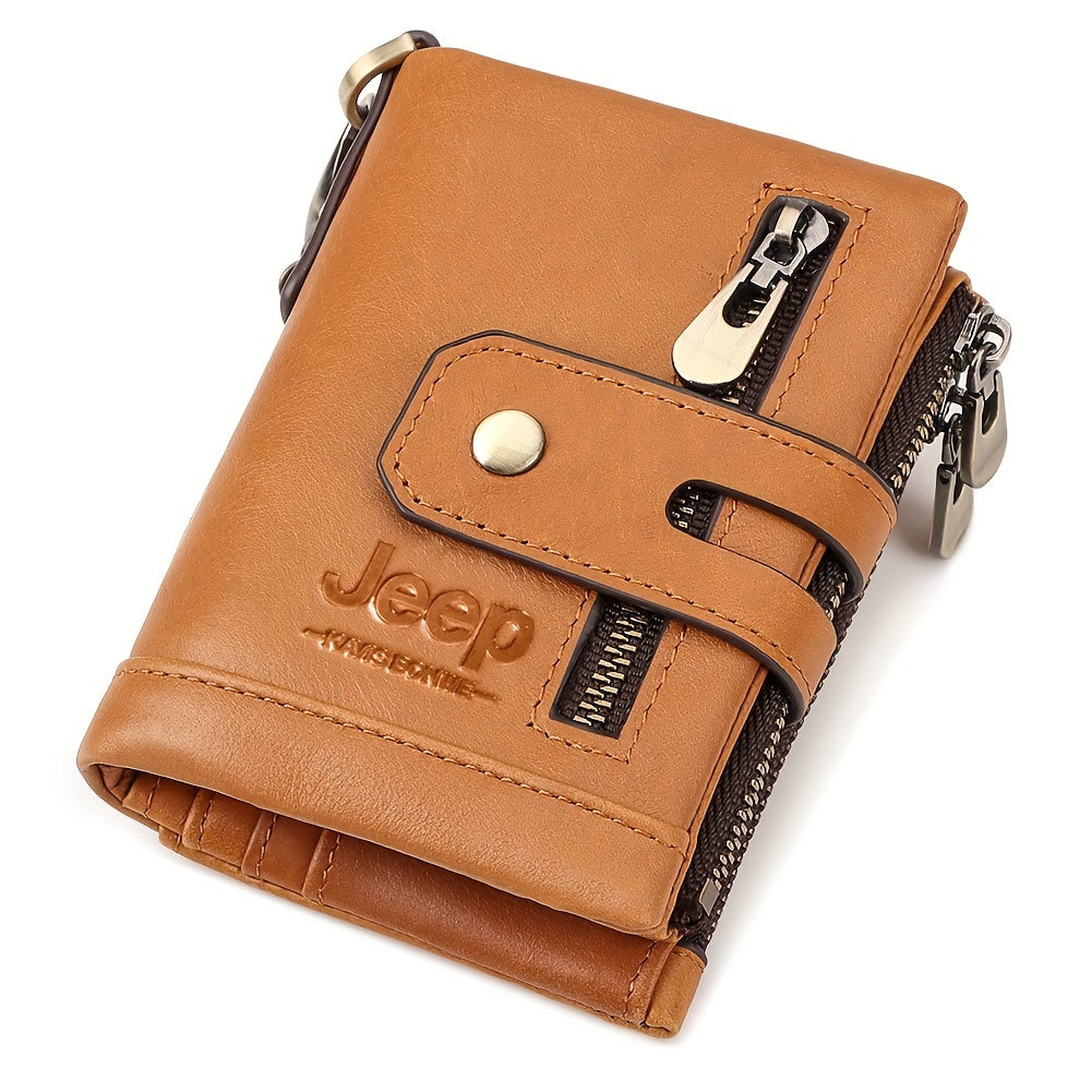 Men's RFID Blocking Genuine Leather Wallet