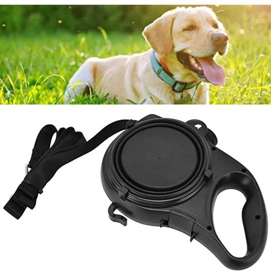 Multifunctional Dog Leash – Built‑In Water Bottle, Bowl & Waste Bag Dispenser