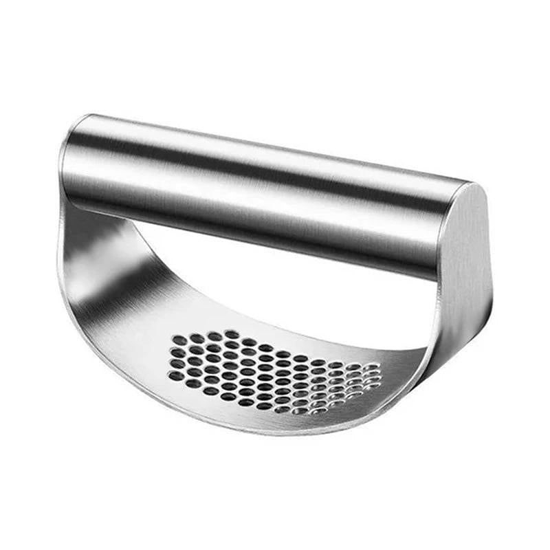 Manual Garlic Press – Rocker‑Style Stainless Steel Crusher
