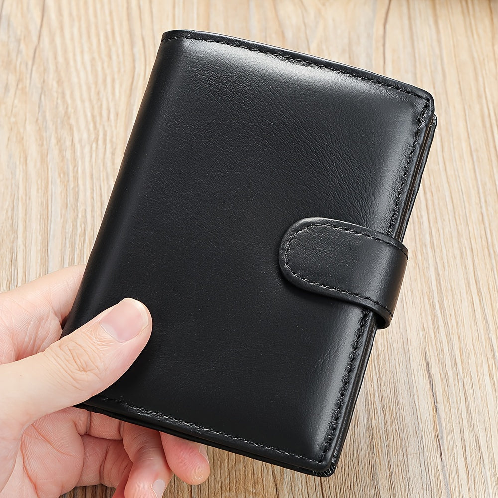 NIUCUNZH Men's Genuine Leather Wallet