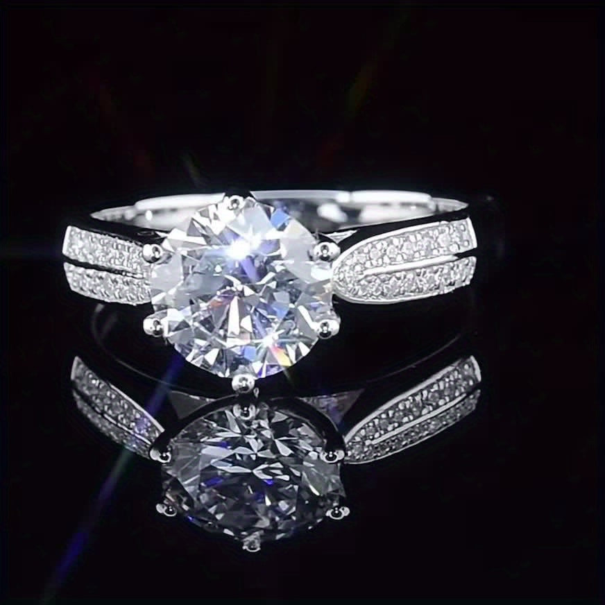 Carat Simulated Diamond Ring