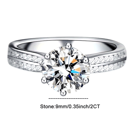 Carat Simulated Diamond Ring