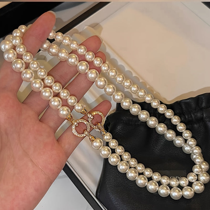 Vintage Australian White Pearl Necklace