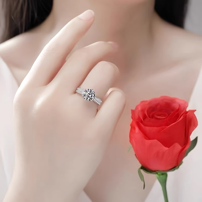 Carat Simulated Diamond Ring