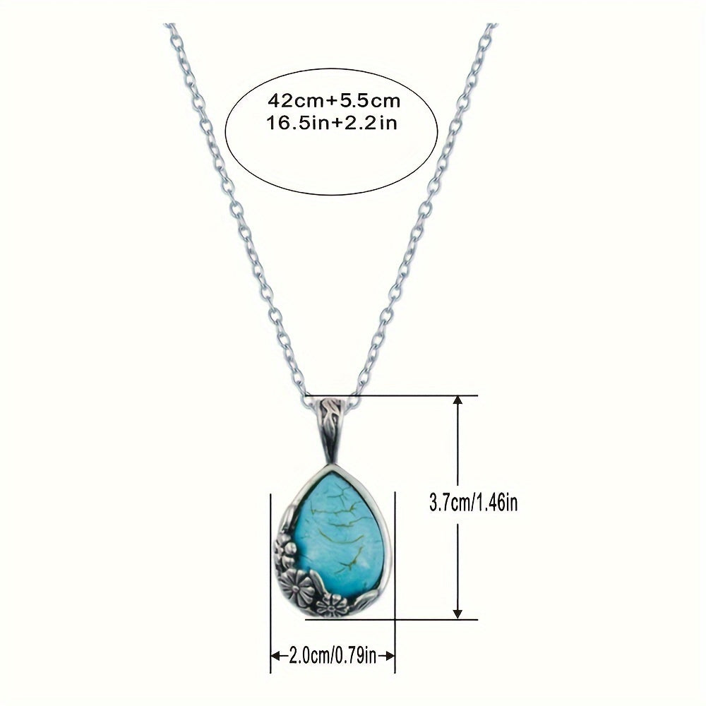 Turquoise Pendant Necklace