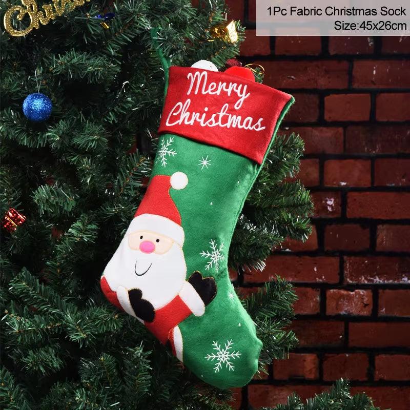 Handcrafted Knitted Christmas Stockings – Classic Holiday Décor for Gifts & Traditions