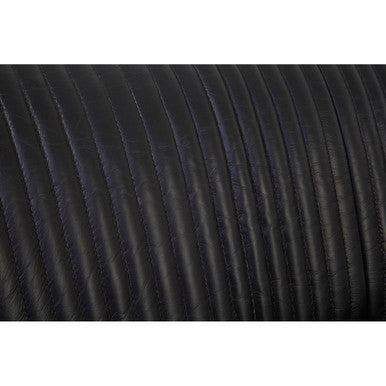 2 Seater Black Leather Sofa, Victor