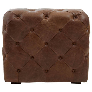 Brown Leather Modern Chesterfield Modular Sofas Chair, Hoxton