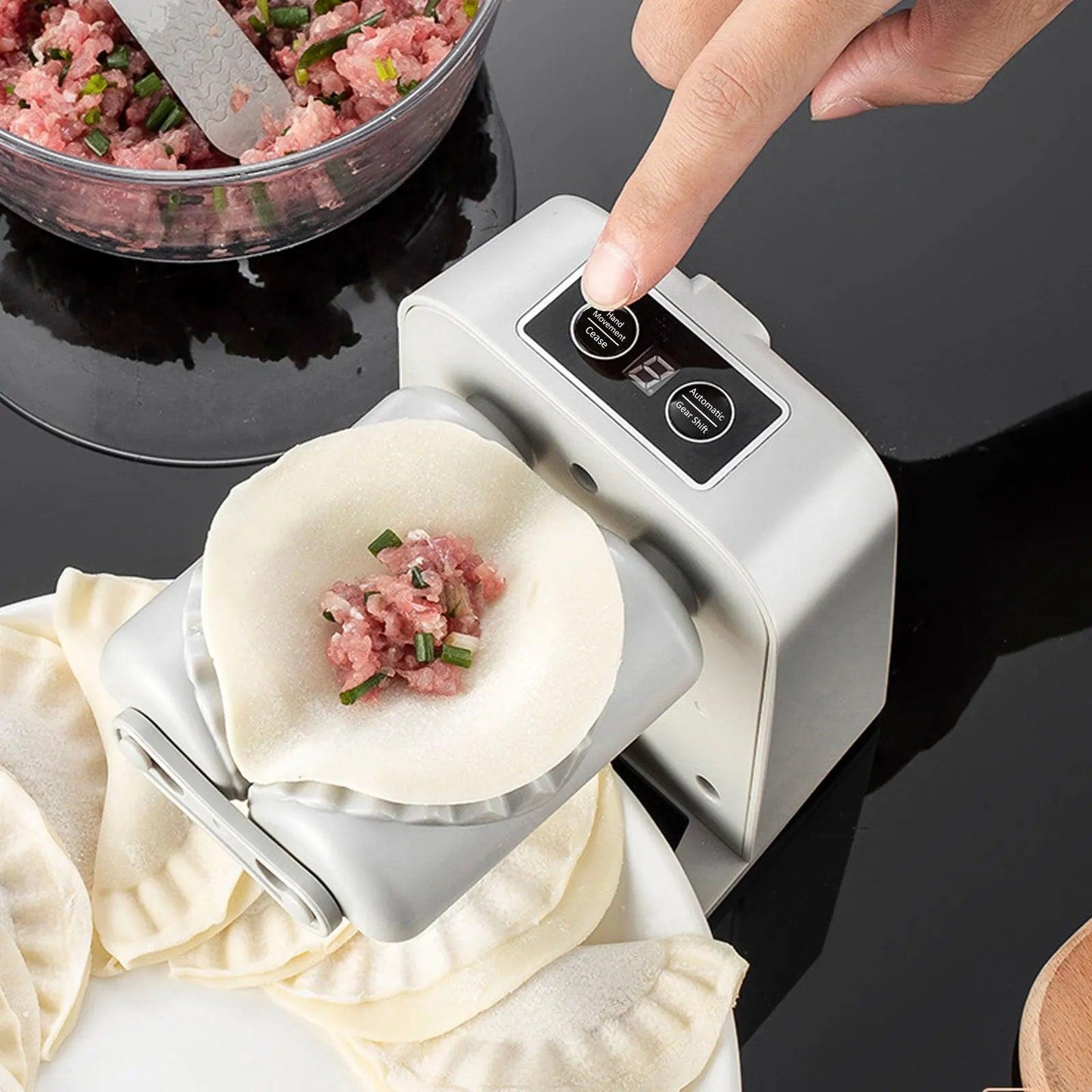 Electric Dumpling Maker – Rechargeable, Dual‑Speed, Design‑Led Efficiency