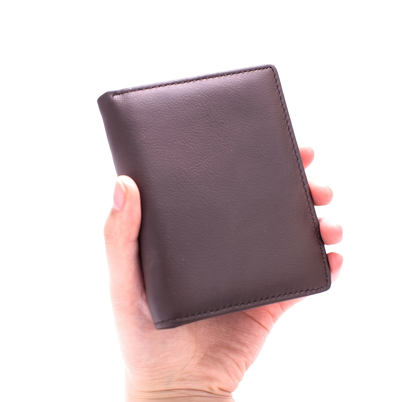 Men's Retro Thin Genuine Leather Wallet