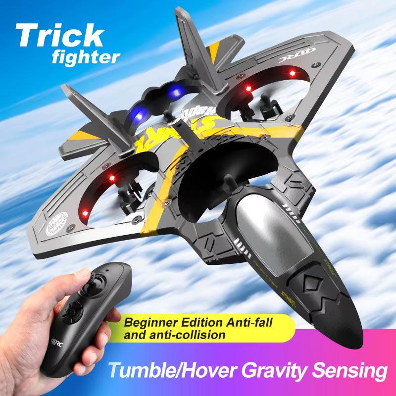 Take Flight with Confidence – V17 Foam RC Plane 2.4G Fighter Jet Glider for Beginners & Hobbyists
