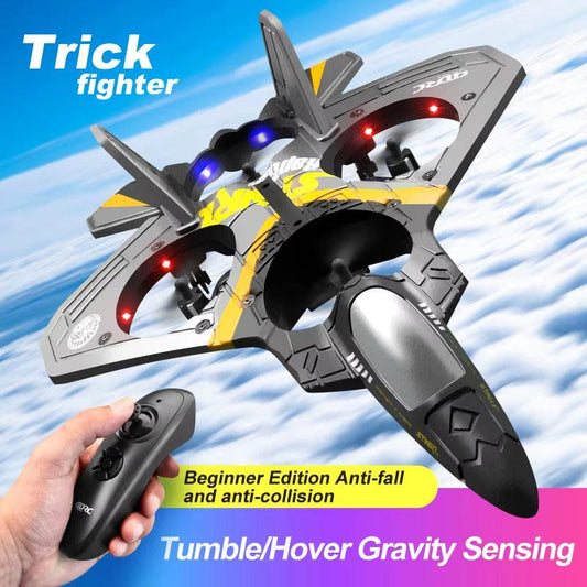 Take Flight with Confidence – V17 Foam RC Plane 2.4G Fighter Jet Glider for Beginners & Hobbyists