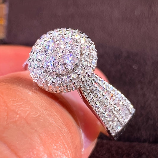 YOUHAOCC Luxury Simulated Diamond Ring