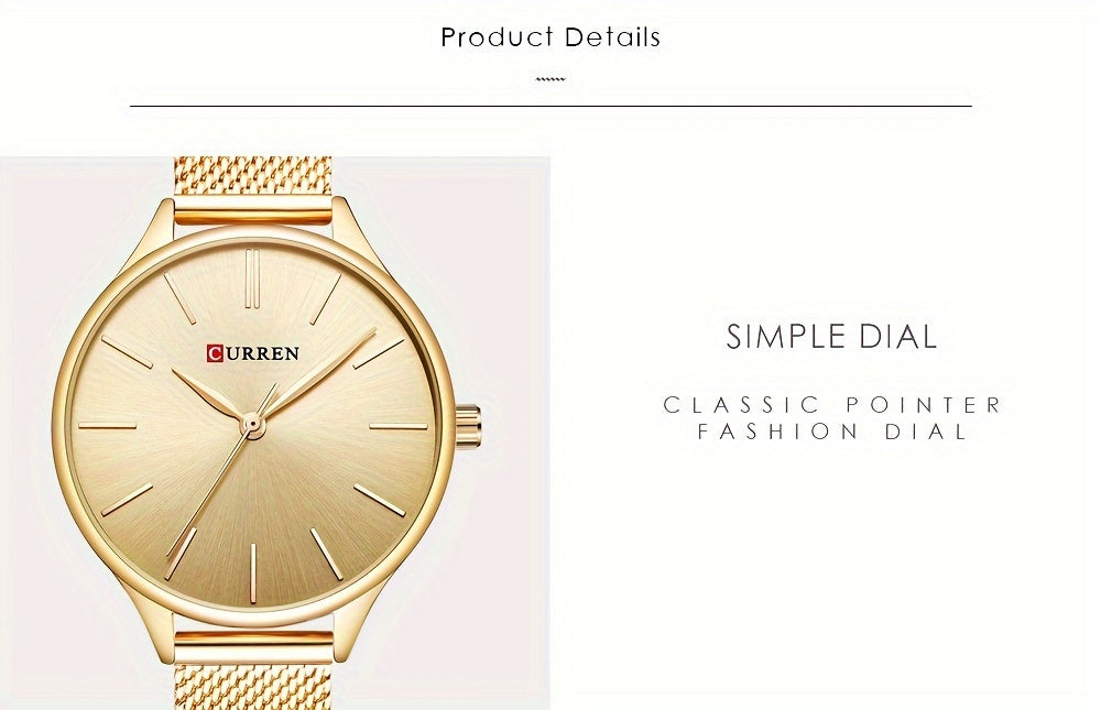 The CURREN Ladies' gold Watch
