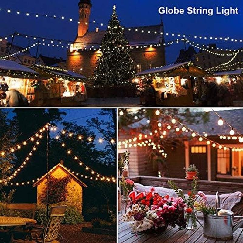 97FT Outdoor String Lights – G40 Shatterproof LED Patio Lights